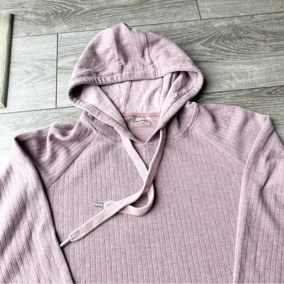 Shambhala Pink Waffle  Knit Sweatshirt Hoodie - Picture 7 of 15